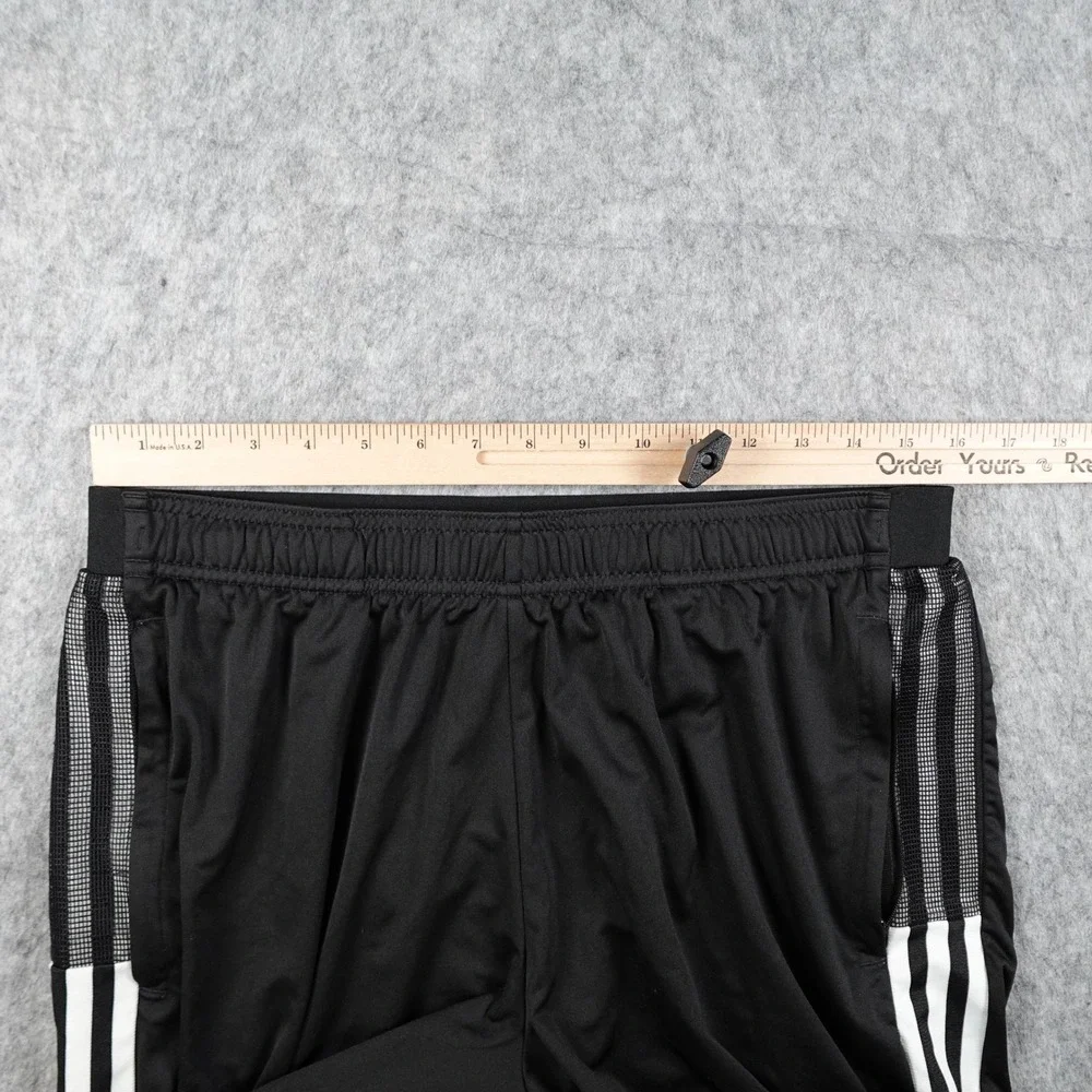 Adidas Shorts Men Extra Large Black Primegreen Soccer Athletic Striped GN2157